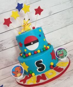 DecoSet® Pokemon Light Up Pikachu Cake Topper, 4 - Piece Decoration Set, Birthday Decorations For All Size and Shape Cakes Original Version 46 61ldYnqfhDL