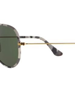Ray-Ban Rb3025jm Classic Full Color Metal Aviator Sunglasses Gold Grey Multicolored/Green 58 Millimeters 7 61ldiTXNzwL
