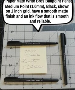 Paper Mate Ballpoint Pens, Write Bros. Black Ink Pens, Medium Point (1.0mm), 60 Count 43 61llodjGV5L
