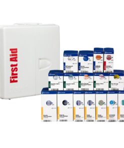 First Aid Only 1000-FAE-0103 50-Person SmartCompliance OSHA First Aid Kit for Businesses, Large Plastic First Aid Cabinet with Medications, 245 Pieces 17 61lnt1EK1TL