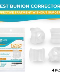 Toe Spacers for Men and Women – 4 Gel Toe Separators, Hammer Toe Straightener, Correct Toes, by 5 Stars United Big 4 Pack 32 61loGQAdNIL