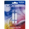 Brother ScanNCut Erasable Pen Set CAPEN2, 2-Piece Fabric Markers, Air Erasable and Water Erasable Ink Erasable Fabric Pen Set 20 61lpiUGBVzL