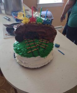 Oasis Supply Colorful Birthday Party Train Candle Holder For Cake Decorations, 7” x 3”, 5 Candles Included 25 61lpvKh7SWL