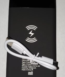 2021 updated - Qi wireless power bank fast charging - Lightning 15W Qi wireless portable charger - Premium iPhone, Android USB C power bank 10000 mah 43 61lq7Oh2phL