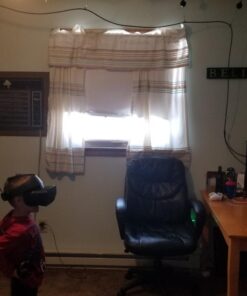 KIWI design VR Cable Management, Ceiling Pulley System fits HTC Vive/Vive Pro/Rift/Rift S Link Cable Compatible with Quest 3/2/Quest/Valve Index VR Accessories (Black, 6 Pack) Black 50 61lqQ 9AxuL