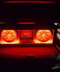 OPT7 Aura Interior Car Lights with Remote Control, Color Change, Music Sync Inside Ambient Lighting Kit, LED Lights for Car Truck Under Dash Accessories, Charger Adapter 12V, 6pc Single Row LED Strip RGB 45 61lsblKedZL