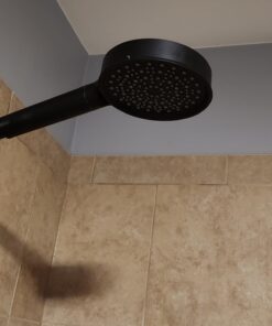 Cobbe Filtered Shower Head with Handheld, High Pressure 6 Spray Mode Showerhead with Filters, Water Softener Filters Beads for Hard Water - Remove Chlorine - Reduces Dry Itchy Skin, Matte Black Round 1. Matte Black 29 61lsp15tHUL