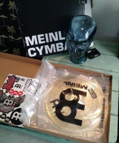 Meinl Cymbals HCS Cymbal Set Box Pack for Drums with 13" Hihats, 14" Crash, Plus Free 10" Splash, Sticks, Lessons — Made in Germany — Durable Brass, 2-Year Warranty, Traditional Finish (HCS1314 42 61lu9NJWmHL