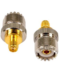 onelinkmore SMA Female to SO239 Female RF Two Way Radio Coax Adapter UHF Jack SO-239 Antenna Cable Connector for CB Radio Walkie Talkie SDR UV-5R Series Handheld Radio Pack of 2 2-Pack 13 61luDH6NTEL