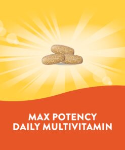 Nature's Way Alive! Max3 Potency Multivitamin, Antioxidants & High Potency B-Vitamins to Support Cellular Energy Metabolism*, 180 Tablets 180 Count (Pack of 1) 15 61luNXm491L 1