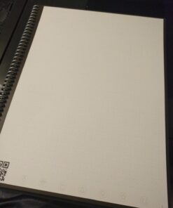 Rocketbook Core Reusable Smart Notebook | Innovative, Eco-Friendly, Digitally Connected Notebook with Cloud Sharing Capabilities | Dotted, 6" x 8.8", 36 Pg, Infinity Black, with Pen, Cloth, and App Included 1 Inifinity Black Executive 47 61luWa4NX2L