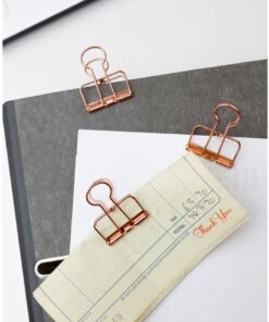 Kikkerland Wire Clips, Copper, Set of 6 (OR73-CO) 12 61lug02D4JL