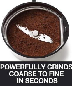 Krups Coffee and Spice Grinder 12 Cup Easy to Use, One Touch Operation 200 Watts Dry Herbs, Nuts Black Blade Grinder 22 61lugSJWU5L