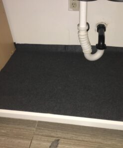 Under The Sink Mat,Kitchen Tray Drip,Cabinet Liner,Fabric Layer,Waterproof Layer,Reusable,Washable (36inches x 24inches) 36in x 24in 27 61lupru3sdL