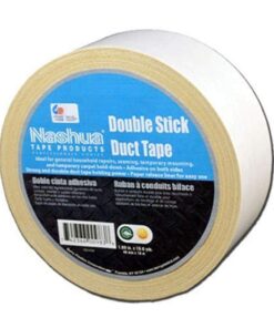 Nashua - 1087287 105C Multi-Purpose Double-Sided Cloth Duct Tape, 18m Length x 48mm Width, Natural 1 Count (Pack of 1)