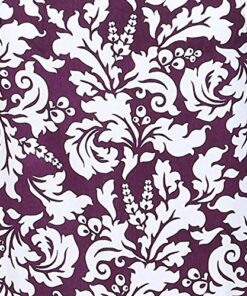 Yourtablecloth Cotton Damask Kitchen Apron with Pockets for men and women, quality apron for grilling, cooking, restaurant Eggplant 9 61lvldMh1dL