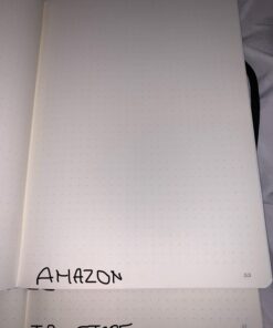 LEUCHTTURM1917 - Notebook Hardcover Medium A5-251 Numbered Pages for Writing and Journaling (Black, Dotted) Black 75 61lwJbl2kxL