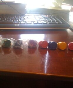 Green Lantern Blackest Night / Brightest Day Set of 9 Power Rings White/Red/Orange/Yellow/Green/Blue/Indigo/Violet/Black by DC Comics 39 61lwuEevzSL