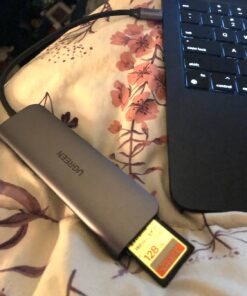 UGREEN Revodok 106 USB C Hub 6 in 1 USB C Dongle 4K HDMI, 3 USB 3.0 Ports, SD/TF Card Reader Compatible with MacBook Pro, MacBook Air, iPad, iPhone 15 Pro/Pro Max. Grey Space Grey 31 61lxK If1DL