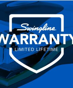 Swingline Stapler, 40 Sheet Capacity, Optima 40, Jam Free, Reduced Effort, Compact, Soft Grip, Metal, Orange, Silver and Black (87842) Pack of 1 Compact Size 21 61lxb2ZEDjL