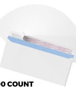 CreGear 90 Count #6 3/4 Small Security Self Seal Tinted Envelopes for Privacy & Business, Size 3-5/8 X 6-1/2 Inches, Peel and Seal Closure, Windowless Design, 24 LB, White 27 61lxsQqMxCL