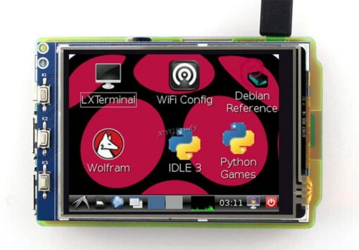 3.2 inch Resistive Touch Screen TFT XPT2046 LCD compatible with Raspberry Pi (Pi 1 2 3) Model B B+ A+ Raspbian Video Photo System @XYGStudy