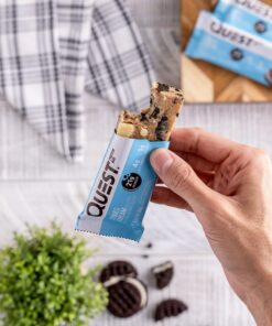 Quest Nutrition Cookies & Cream Protein Bars, High Protein, Low Carb, Gluten Free, Keto Friendly, 12 Count Cookies And Cream 24 61lzYr 6xZL