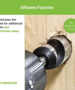Greenlee 60A-3/4 Quick Change Wood Boring Stubby Auger Bit, 3/4" Hole Size 3/4-Inch Stubby Augur Wood Bit 15 61lznMj4JLL