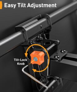 Perlegear UL Listed Full Motion TV Wall Mount for 42-85 inch TVs up to 132 lbs, TV Mount with Dual Articulating Arms, Tool-Free Tilt, Swivel, Extension, Leveling, Max VESA 600x400mm, 16" Studs, PGLF8 23 61lzv2Df95L