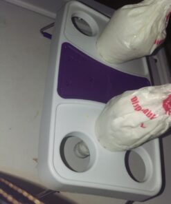 Wilton Decorating Bag Stand - Organize Icing Bags for Easy Reach and Quick Treat Decorating, Holds Flower Nails to Dry Buttercream Flowers, 6-Cavity 28 61m S6bFIvL