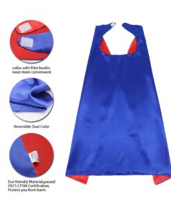 D.Q.Z Kids Superhero-Capes and Masks for Boys Girls Bulk, Children Super Hero Costume Halloween Dress Up Party Favors, 3 Pack 17 61m yMR2cPL