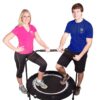 Maximus PRO Folding Rebounder USA | Voted #1 Indoor Exercise Mini Trampoline for Adults with Bar | Fitness & Weight Loss| Free Storage Bag, Resistance Bands, Online & DVD Workouts | Already Assembled 43 61m0MKDqrtL