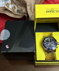 Invicta Men's Pro Diver Collection Chronograph Watch 48mm Gold & Blue 23 61m0Z0JInL