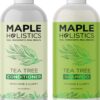 Tea Tree Shampoo and Conditioner Set - Sulfate Free Clarifying Shampoo and Conditioner for Oily Hair & Scalp Care with Australian Tea Tree Oil - Complete Dry Scalp Treatment for Build Up (8 Fl Oz) 8 Fl Oz (Pack of 2) 32 61m0um9wsPL