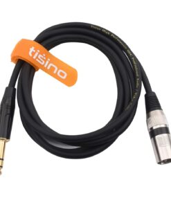 Disino 1/4 Inch TRS to XLR Male Balanced Signal Interconnect Cable Quarter inch to XLR Patch Cable - 15 Feet 9 61m1fWH YGL