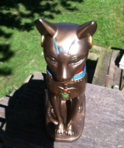 Top Collection Goddess Bastet Statue - Ancient Egyptian Goddess of Protection Sculpture in Premium Cold Cast Bronze - 8-Inch Collectible Fertility Cat Figurine 49 61m1s6VDQgL