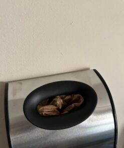 simplehuman Wall Mount Grocery Bag Dispenser, Brushed Stainless Steel 37 61m3db1SzL