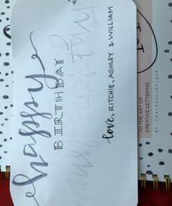 Hand Lettering 101: A Step-by-Step Calligraphy Workbook for Beginners (Gold Spiral-Bound Workbook with Gold Corner Protectors) (Modern Calligraphy) 43 61m40LUyymL