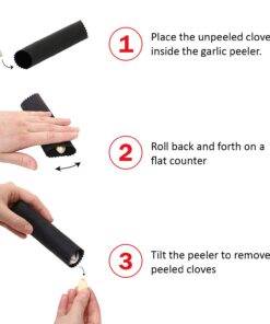 ORBLUE Garlic Press Stainless Steel - Premium Professional Grade Garlic Mincer, Crusher & Peeler Set - Easy Clean, Dishwasher Safe & Rust-proof Ageless Silver 26 61m6 m1NzIL