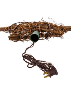 Kurt Adler UL1219/NAT 10 Light Indoor Rattan Natural Star Treetop 33 61m6FFoSqZL