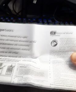 Amazon Basics 9ft 25 LED Fairy Lights, Battery Powered Outdoor String Lights for Bedroom, 2-pack (50 LEDs total), Warm White 25 LEDs, Fairy String - 2 pack 42 61m6sHy4QbL