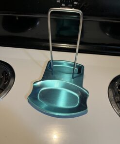 Yummy Sam Pot Lid Holder and Spoon Rest, Stainless Steel Utensils Lid Spoon Holder Ladle Rest Pot Lid Rack Shelf Stand Holder Multifunctional Storage Rack Stove Organizer (Silver) 35 61m75m8HZmL