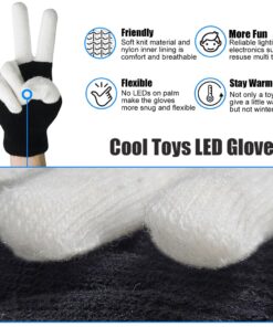Luwint Light Up Toys, Kids LED Glow Gloves, Fun for Boys Girls Age 5-7 8-12, Cool Gifts for Autistic Children Birthday Party Christmas Stocking Stuffers, 6 Flashing Modes 17 61m8IuXLzIL