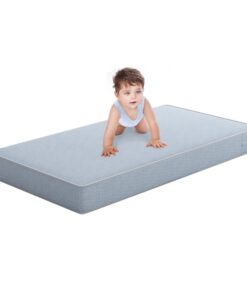 Safety 1st Heavenly Dreams Baby Crib & Toddler Bed Mattress, Waterproof Cover, Firm, Fits Standard Size Cribs & Toddler Beds, Blue 34 61m8dIgmwL