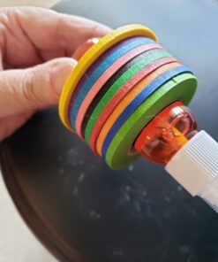 selizo 10 Rolls 1/8” Whiteboard Pinstripe Tape Dry Erase Board Tape Line Thin Striping Graphic Chart Art Tape Grid Lining Tape for White Board, 10 Colors 23 61m9Sgs04FL