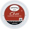 Twinings Chai Flavoured Black Tea K-Cup Pods for Keurig, Naturally Sweet and Savoury Spice Flavours, Caffeinated, 24 Count (Pack of 1) 24 Count (Pack of 1) 10 61m9ovp9sIL