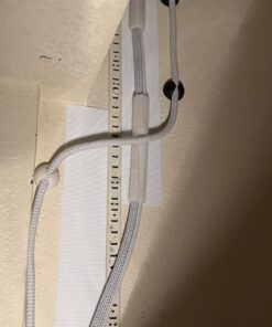 Cable Clips, OHill 16 Pack White Self Adhesive Cord Holder, Ideal Cable Management Cord Organizer Wire Keeper for Phone Charger, Computer, Desk, Home, Office, Car, Nightstand 39 61mA QdQB7L