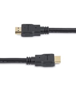 StarTech.com 0.3m 1ft Short High Speed HDMI Cable - Ultra HD 4k x 2k HDMI Cable - HDMI M/M - 30cm HDMI 1.4 Cable - Audio/Video Gold-Plated (HDMM30CM),Black 1 Count (Pack of 1) 6 61mBgpCwsL