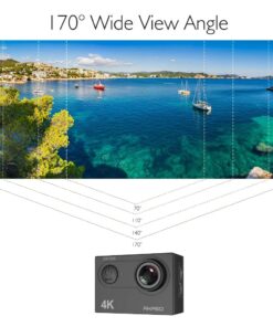 AKASO EK7000 4K30FPS 20MP Action Camera Ultra HD Underwater Camera 170 Degree Wide Angle 98FT Waterproof Camera Support External Microphone Black 28 61mD54MdmL