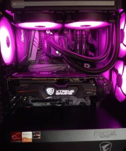 upHere RGB LED 120mm Case Fan,Quiet Edition High Airflow Adjustable Color LED Case Fan for PC Cases, CPU Coolers,Radiators System,5-Pack / C8123 59 61mDfsP1JRL